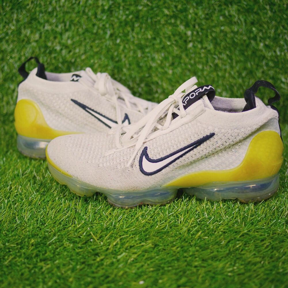 Nike Vapormax 2021 FK White Sneakers - Youth Size 5Y
